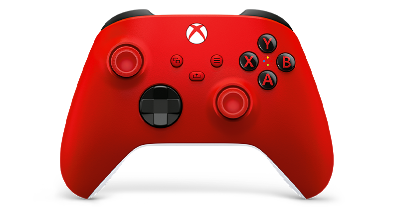 Red Xbox wireless controller